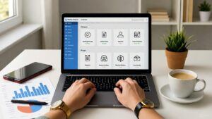 Man building a $100,000 online income using Wealthy Affiliate training and affiliate marketing strategy.