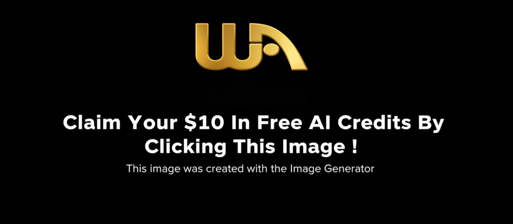 Image of the WA Logo to claim $10 Free AI Credits