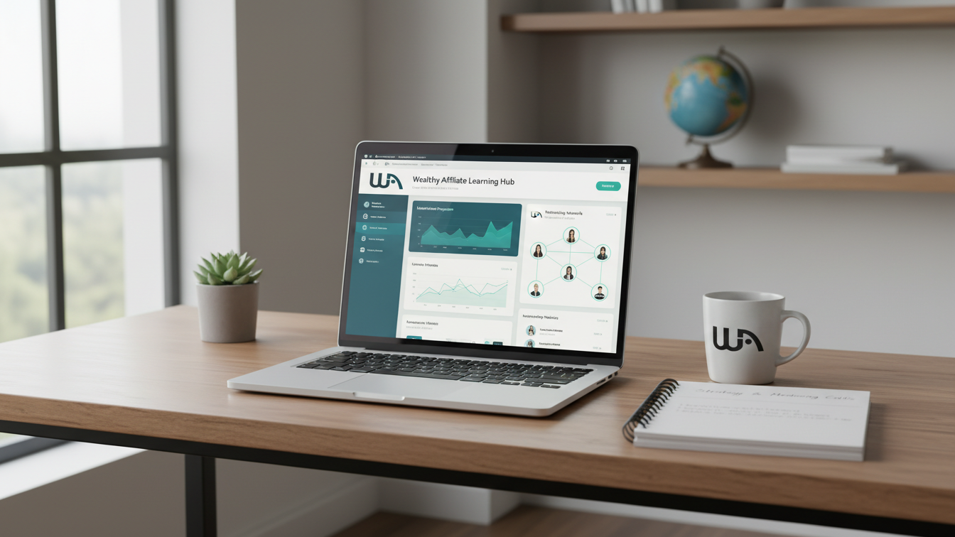 Mentor workspace representing learning inside the Wealthy Affiliate program