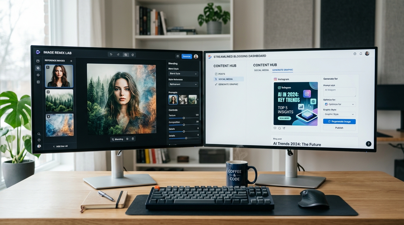 Google Whisk vs Wealthy Affiliate Image Studio comparison for AI image generation tools.
