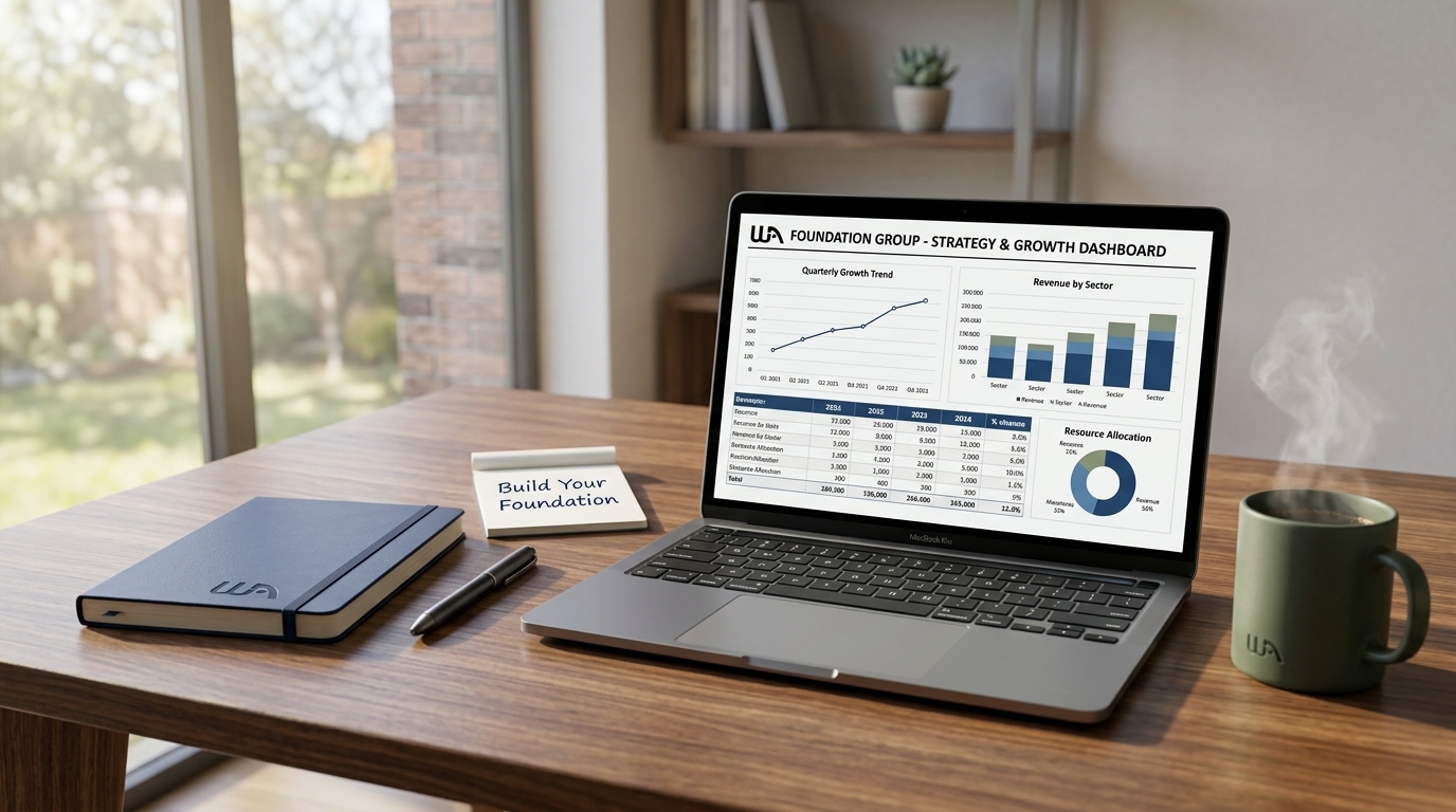 A professional home office setup illustrating the foundation needed to make money online with Wealthy Affiliate.