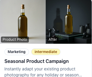 Seasonal Product Campaign workshop inside Kre8or AI