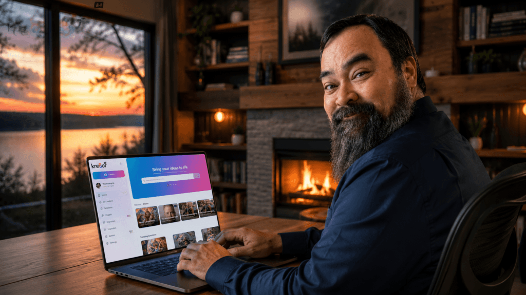 Michael Gray, Founder of Wealth With Mike beta testing Kre8or.ai
